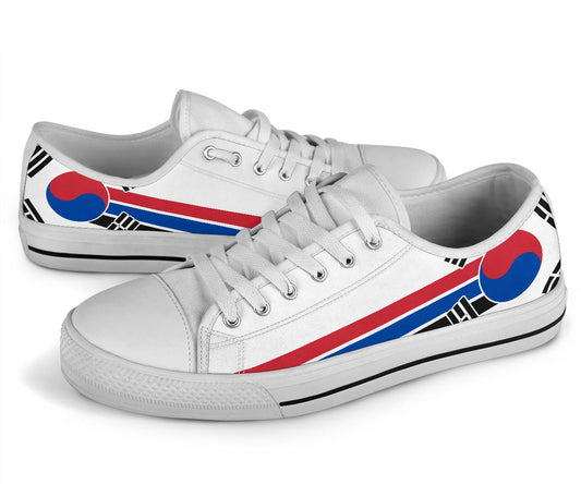 Korean Pride Canvas Low Tops - Men's & Women's