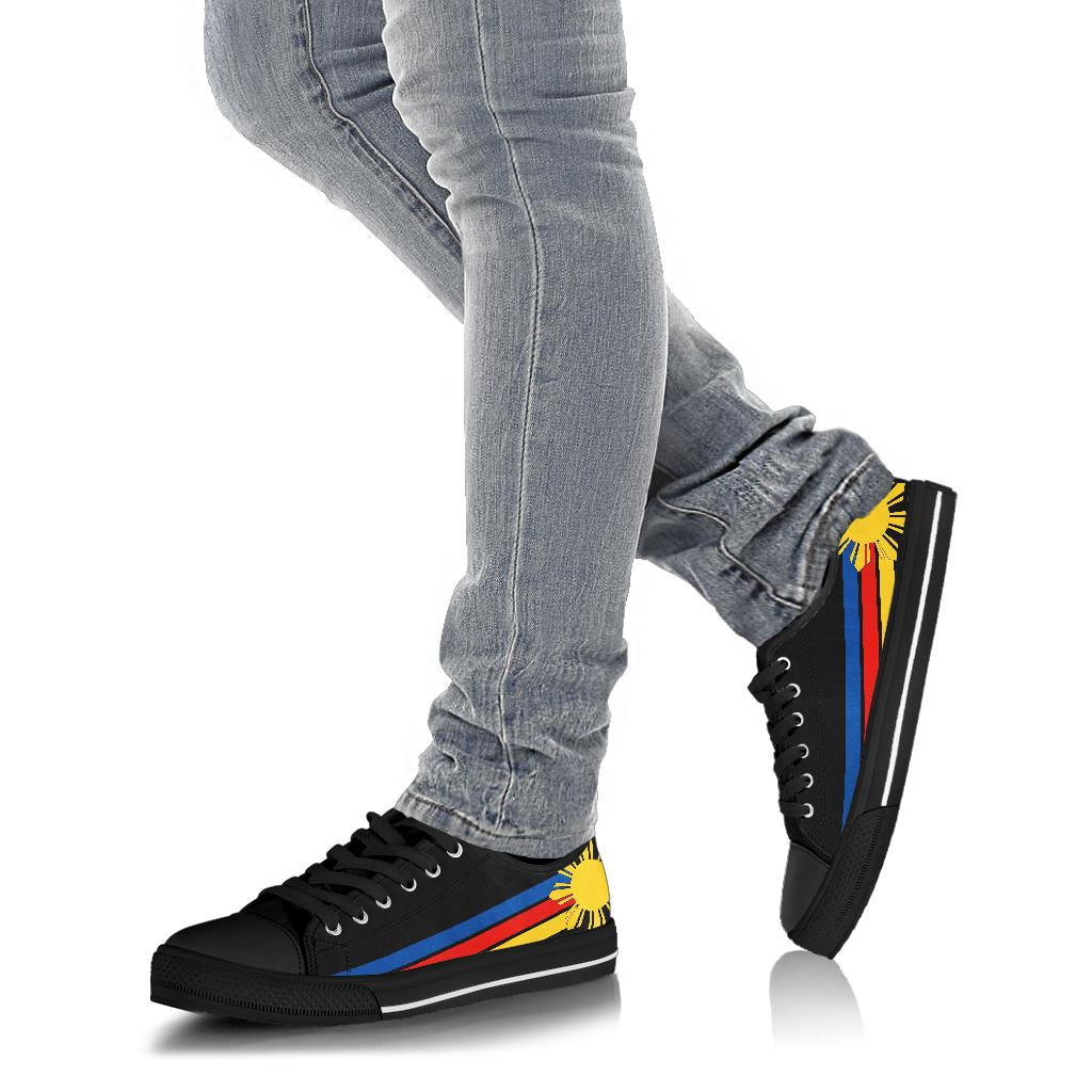 Philippines Pride Canvas Low Tops - Men's & Women's