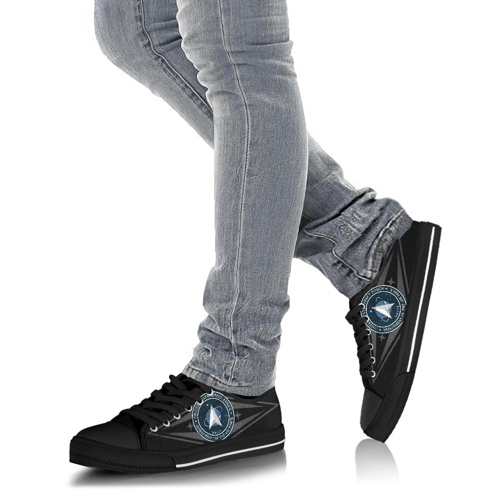 US Space Force Tribute Canvas Low Tops - Men's & Women's