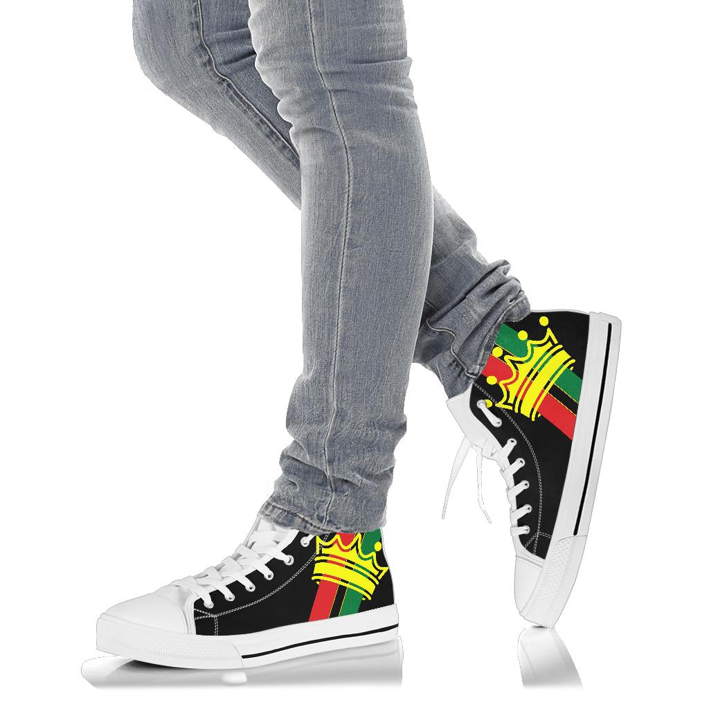 African Crown Canvas High Tops - Men's & Women's