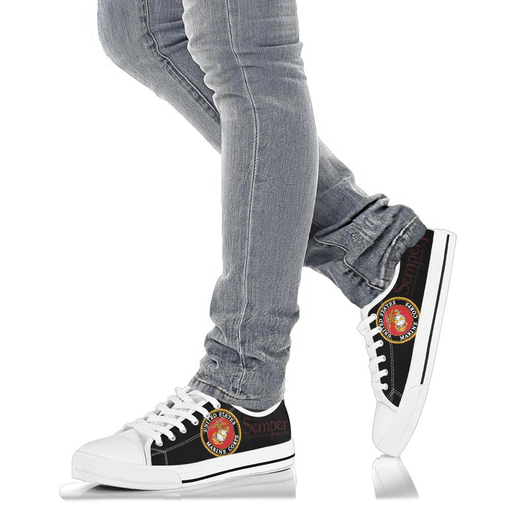 US Marines Tribute Canvas Low Tops - Men's & Women's