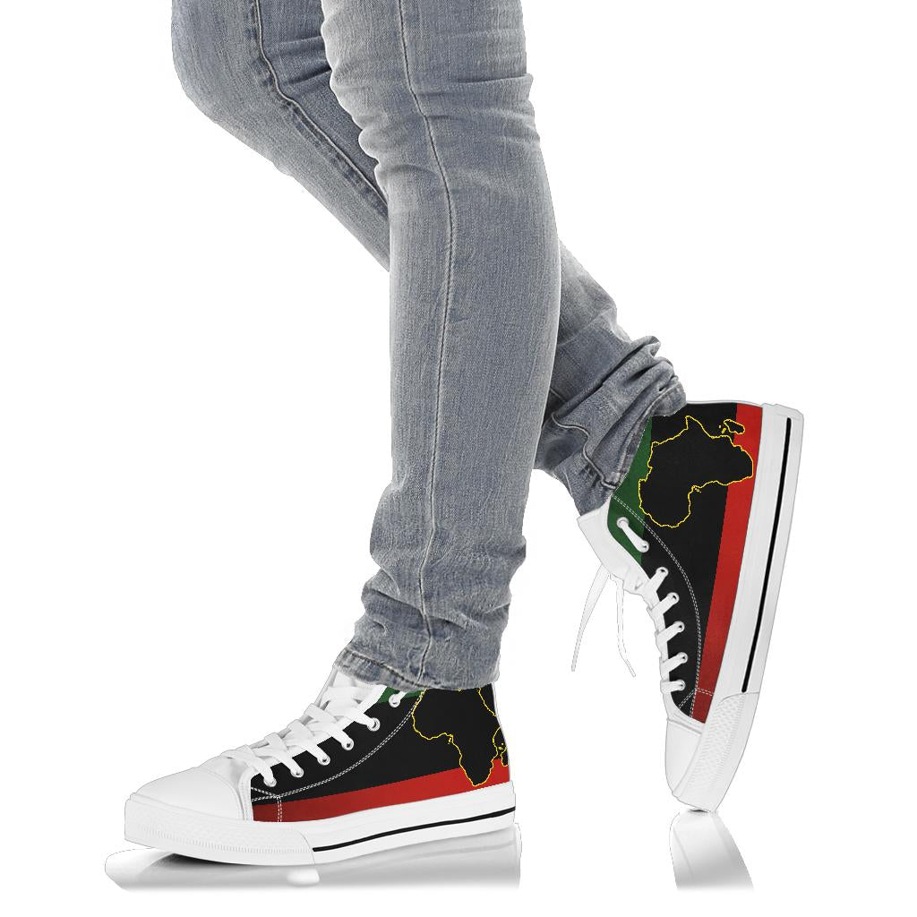 African Pride Canvas High Tops - Men's & Women's