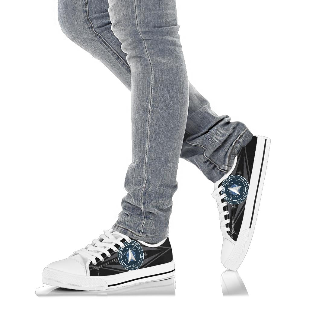 US Space Force Tribute Canvas Low Tops - Men's & Women's