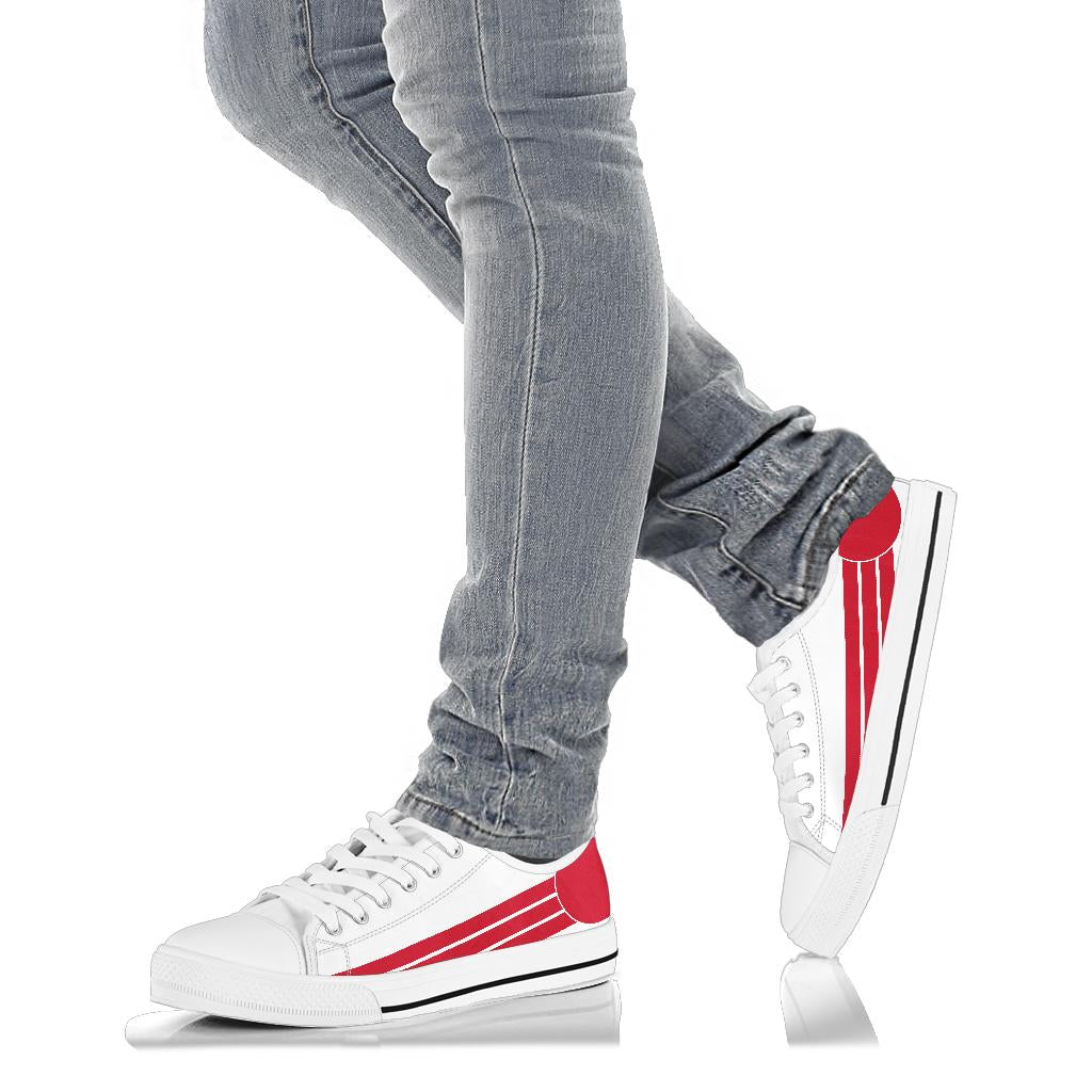 Japanese Pride Canvas Low Tops - Men's & Women's
