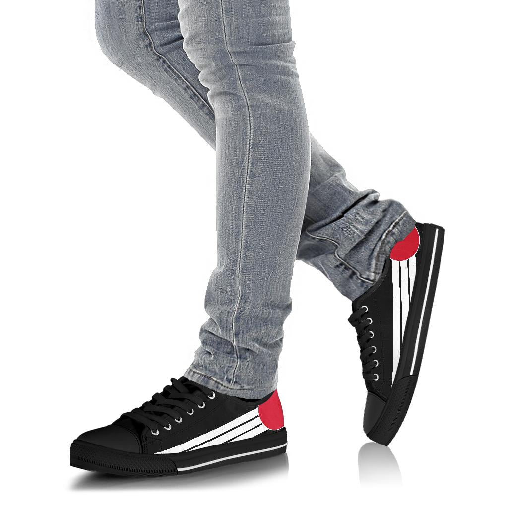Japanese Pride Canvas Low Tops - Men's & Women's