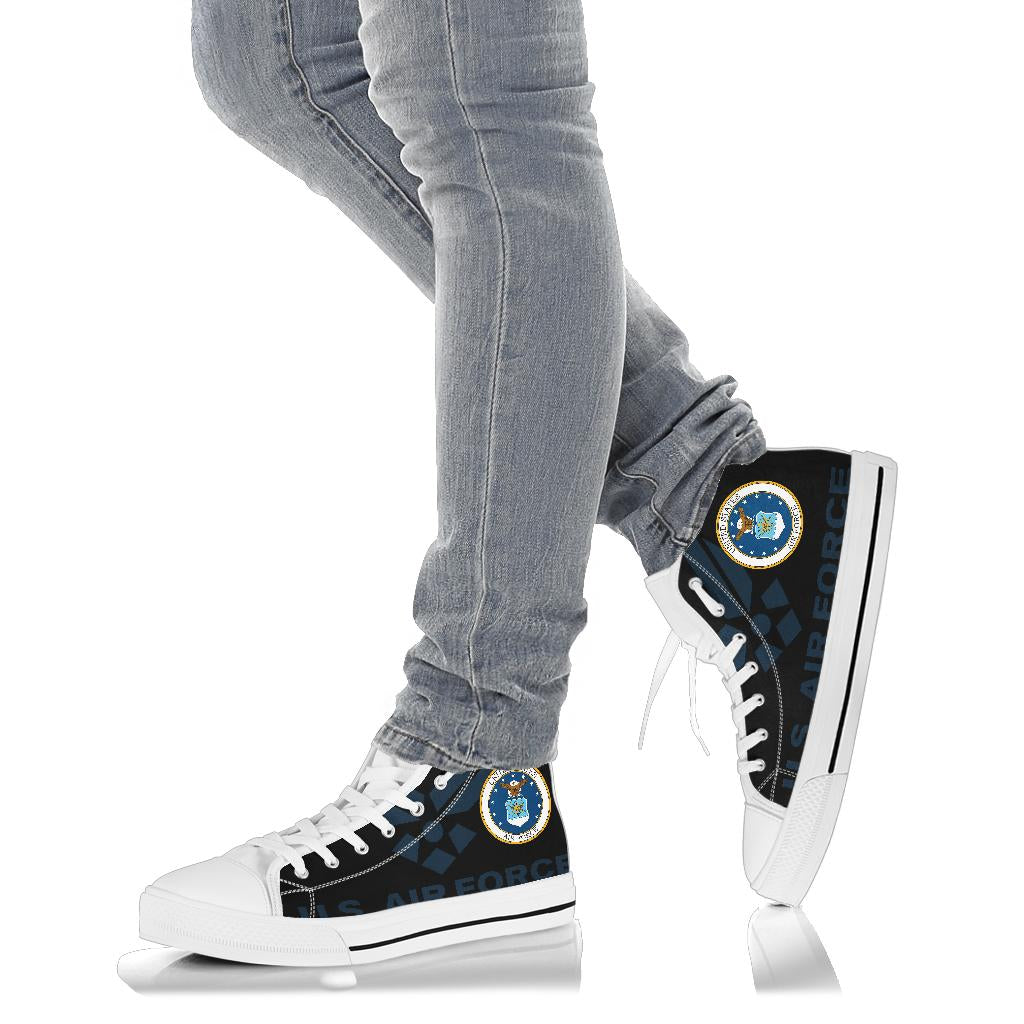 US Air Force Tribute Canvas High Tops - Men's & Women's