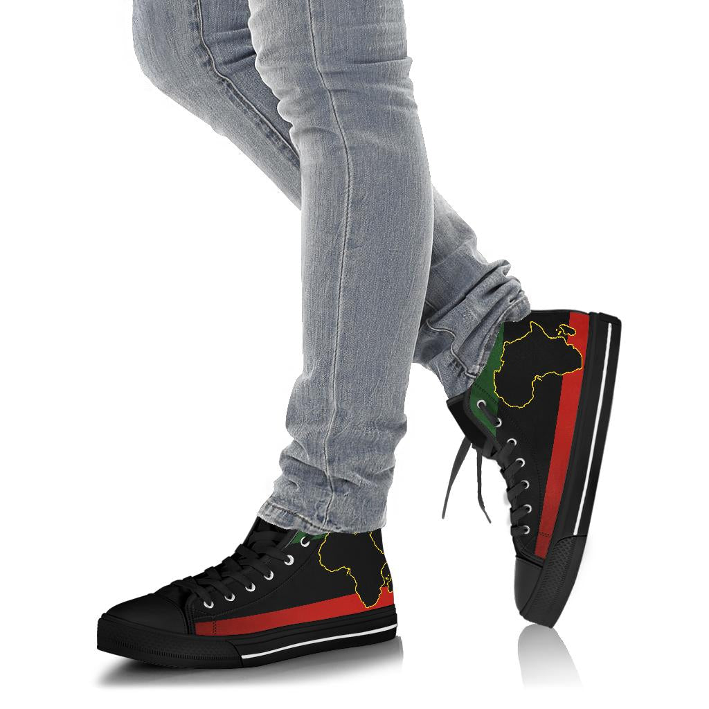 African Pride Canvas High Tops - Men's & Women's