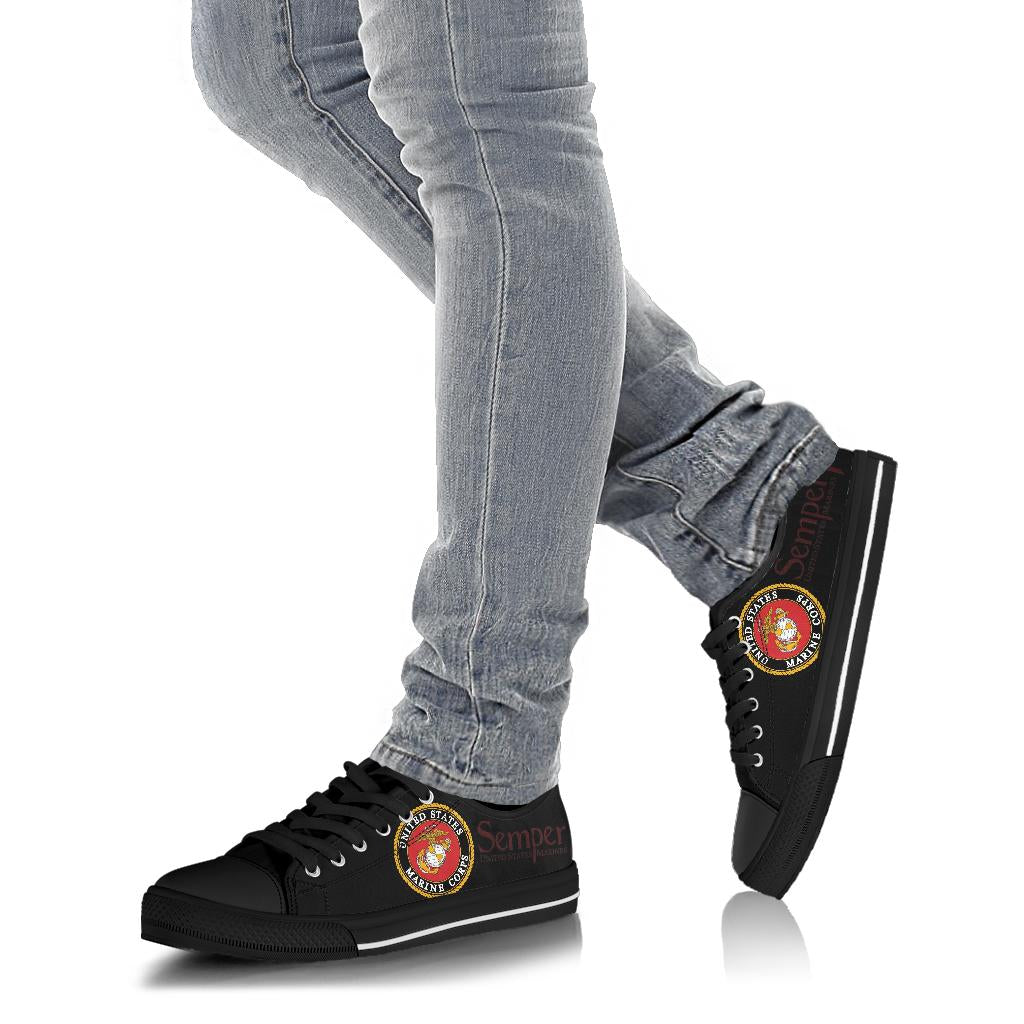 US Marines Tribute Canvas Low Tops - Men's & Women's