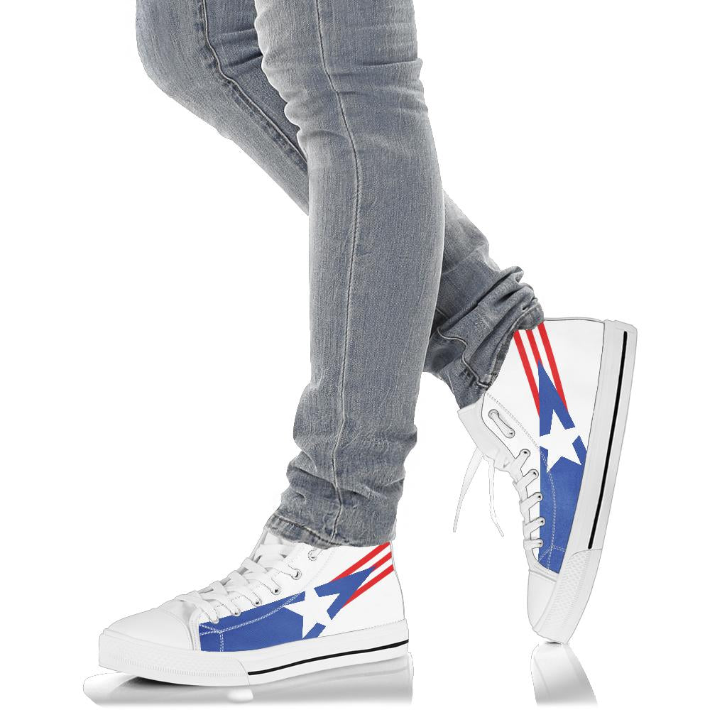 Puerto Rico Pride Canvas High Tops - Men's & Women's