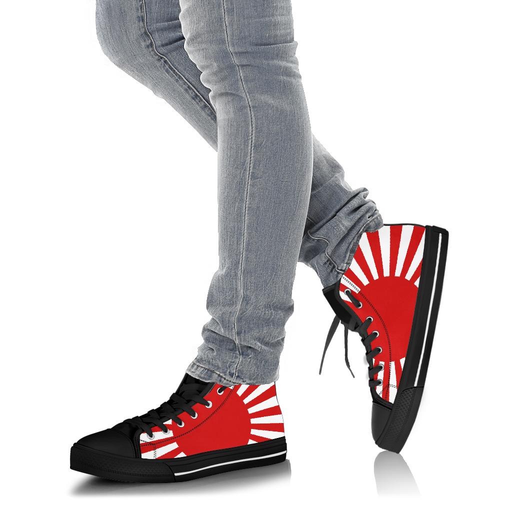 Japan's Rising Sun Canvas High Tops - Men's & Women's