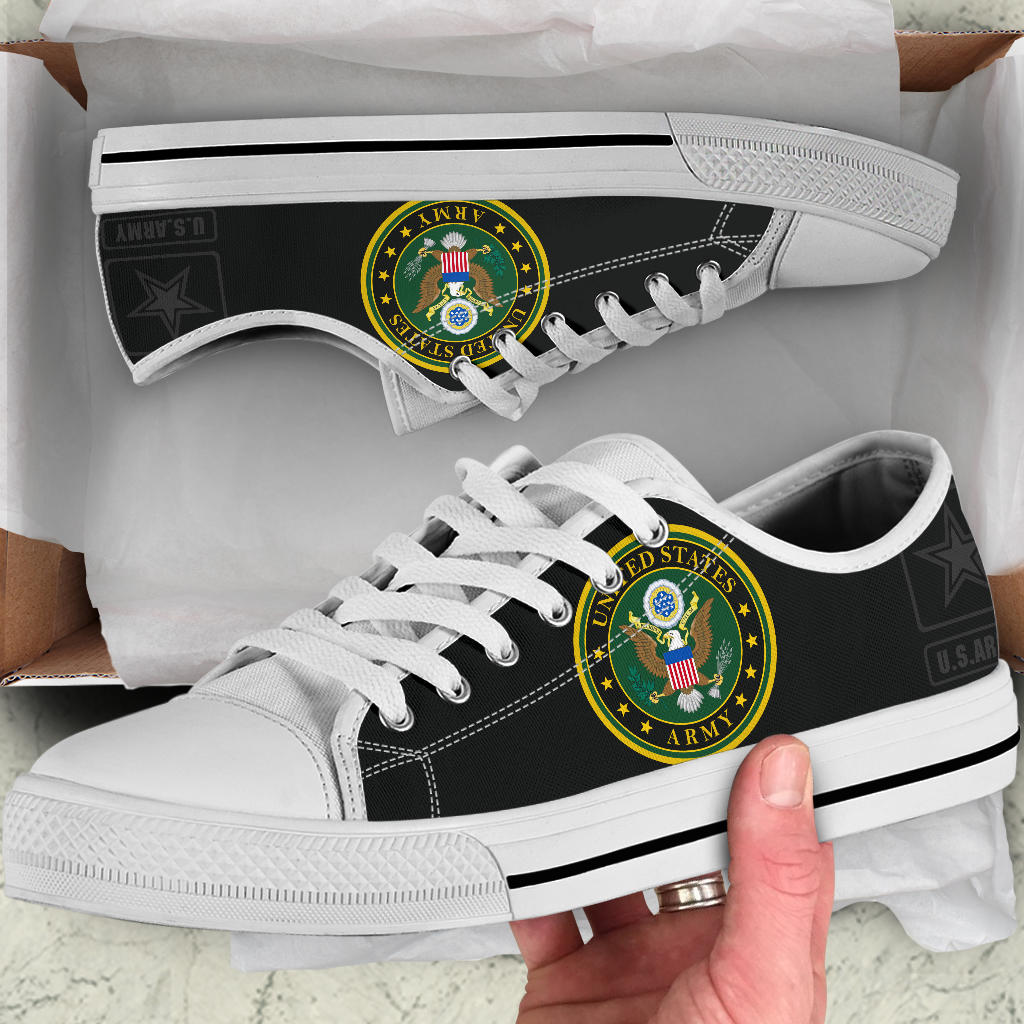 US Army Tribute Canvas Low Tops - Men's & Women's