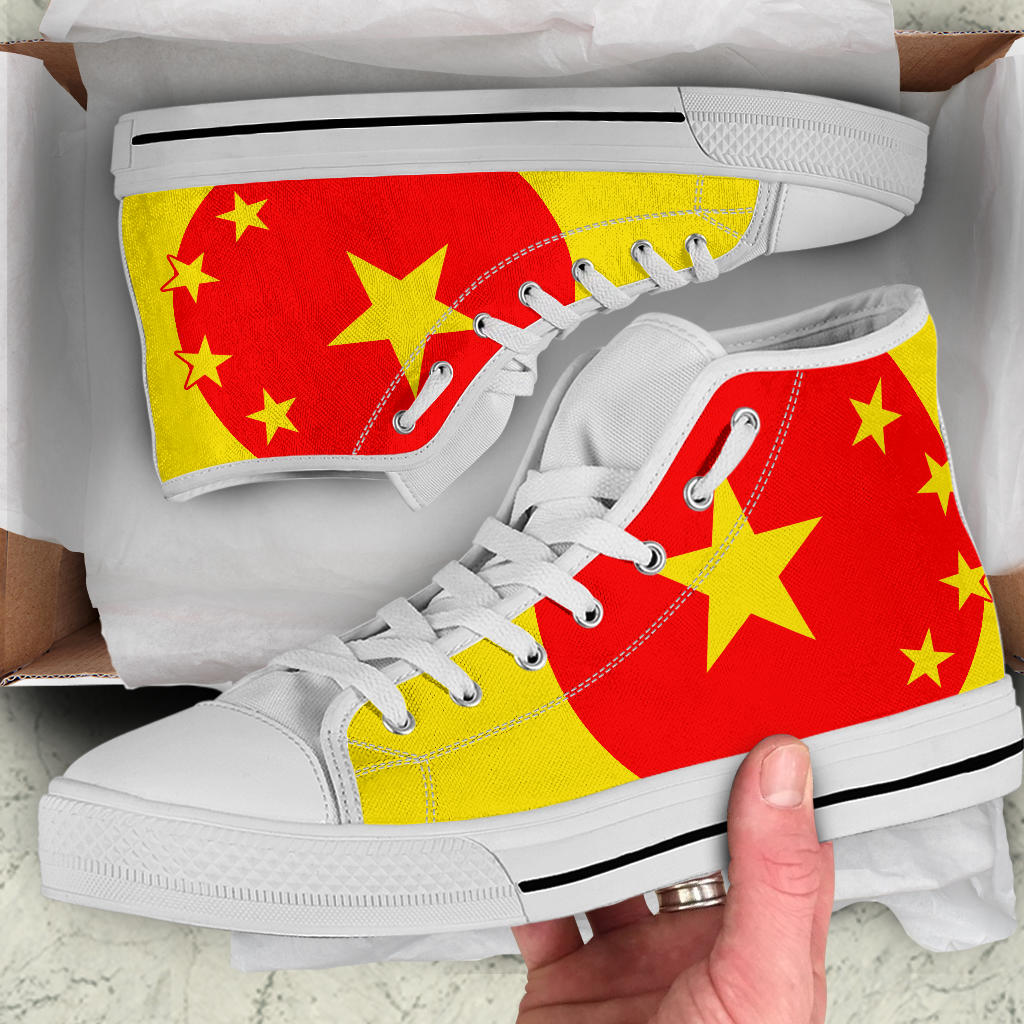 Chinese Pride Canvas High Tops - Men's & Women's