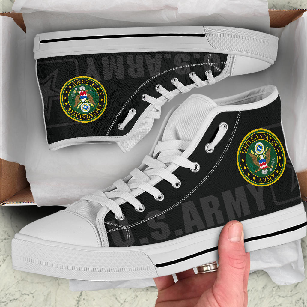 US Army Tribute Canvas High Tops - Men's & Women's