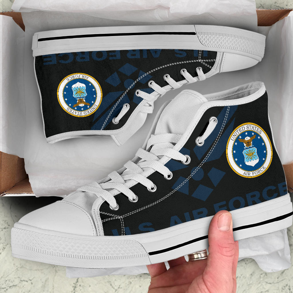 US Air Force Tribute Canvas High Tops - Men's & Women's