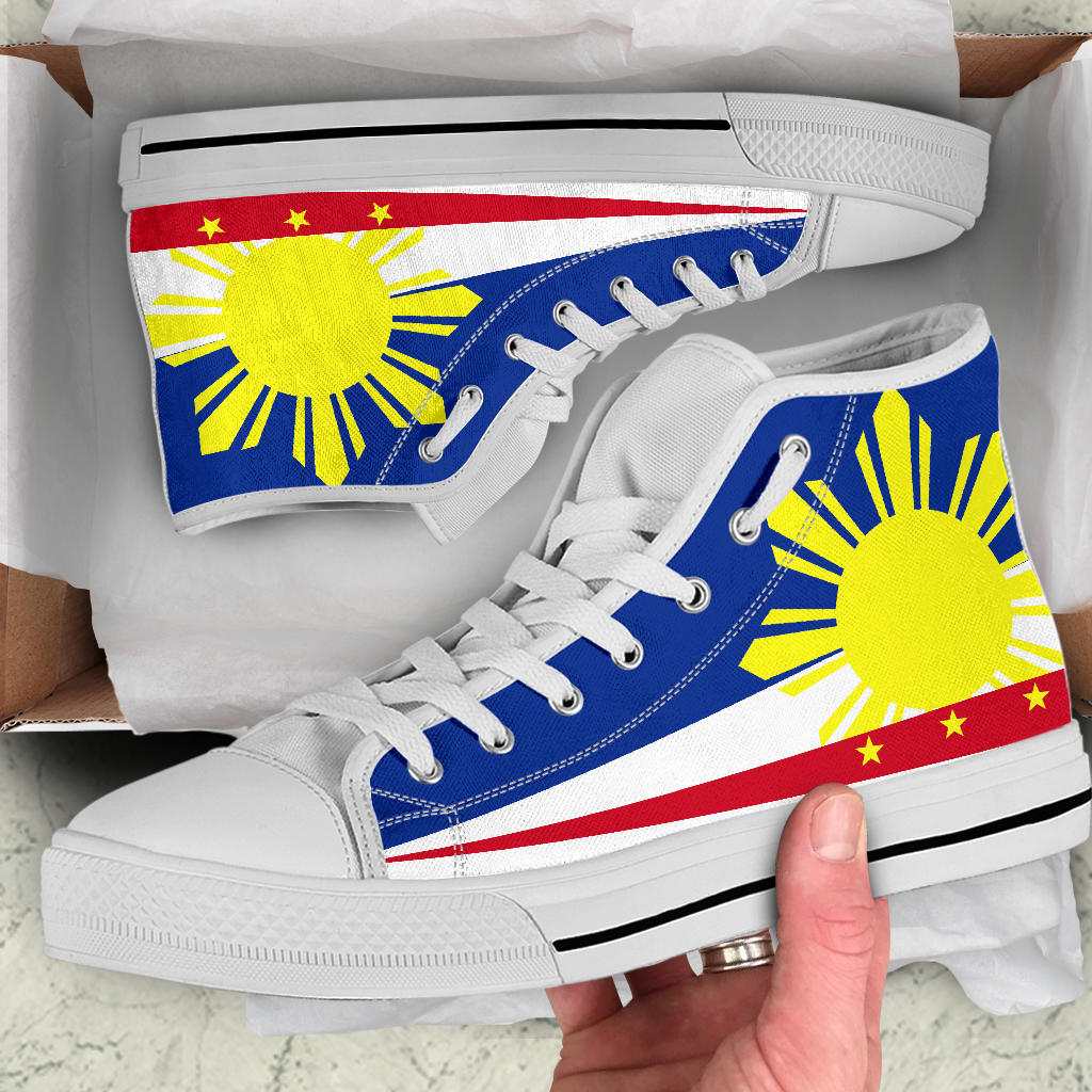 Philippines Pride Canvas High Tops - Men's & Women's