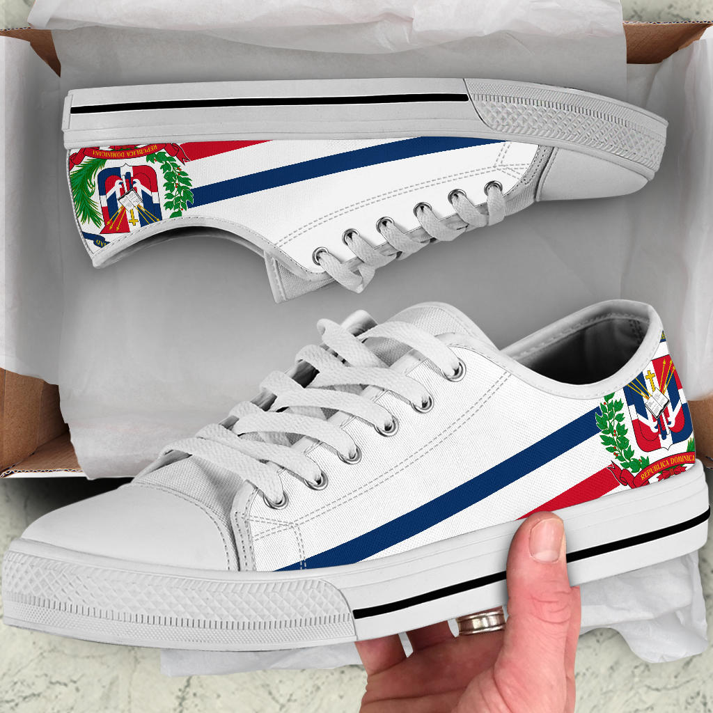 Dominican Pride Canvas Low Tops - Men's & Women's