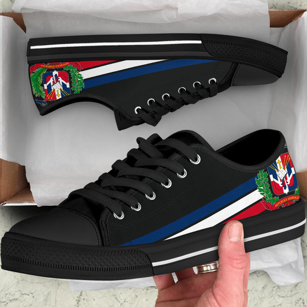 Dominican Pride Canvas Low Tops - Men's & Women's