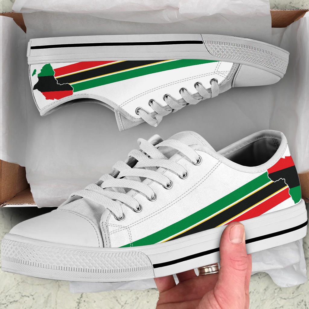 African Pride Canvas Low Tops - Men's & Women's