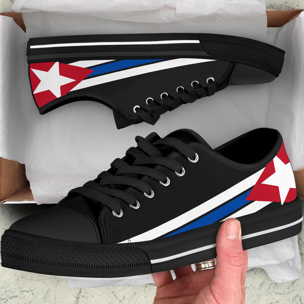Cuban Pride Canvas Low Tops - Men's & Women's