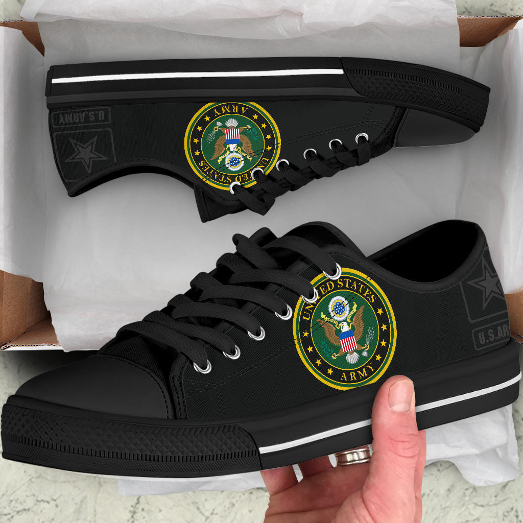 US Army Tribute Canvas Low Tops - Men's & Women's