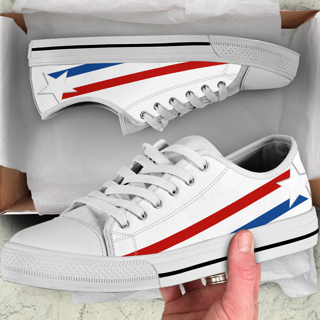American Pride Canvas Low Tops - Men's & Women's