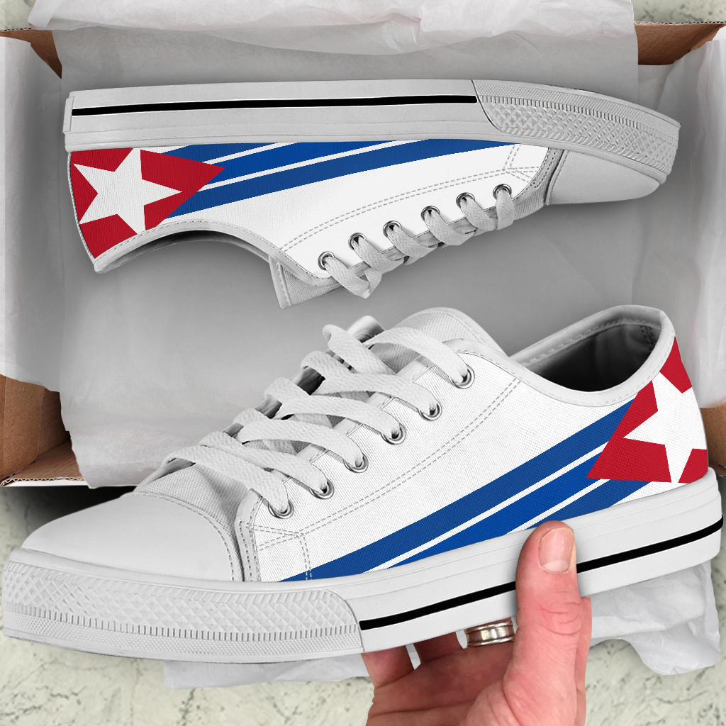 Cuban Pride Canvas Low Tops - Men's & Women's