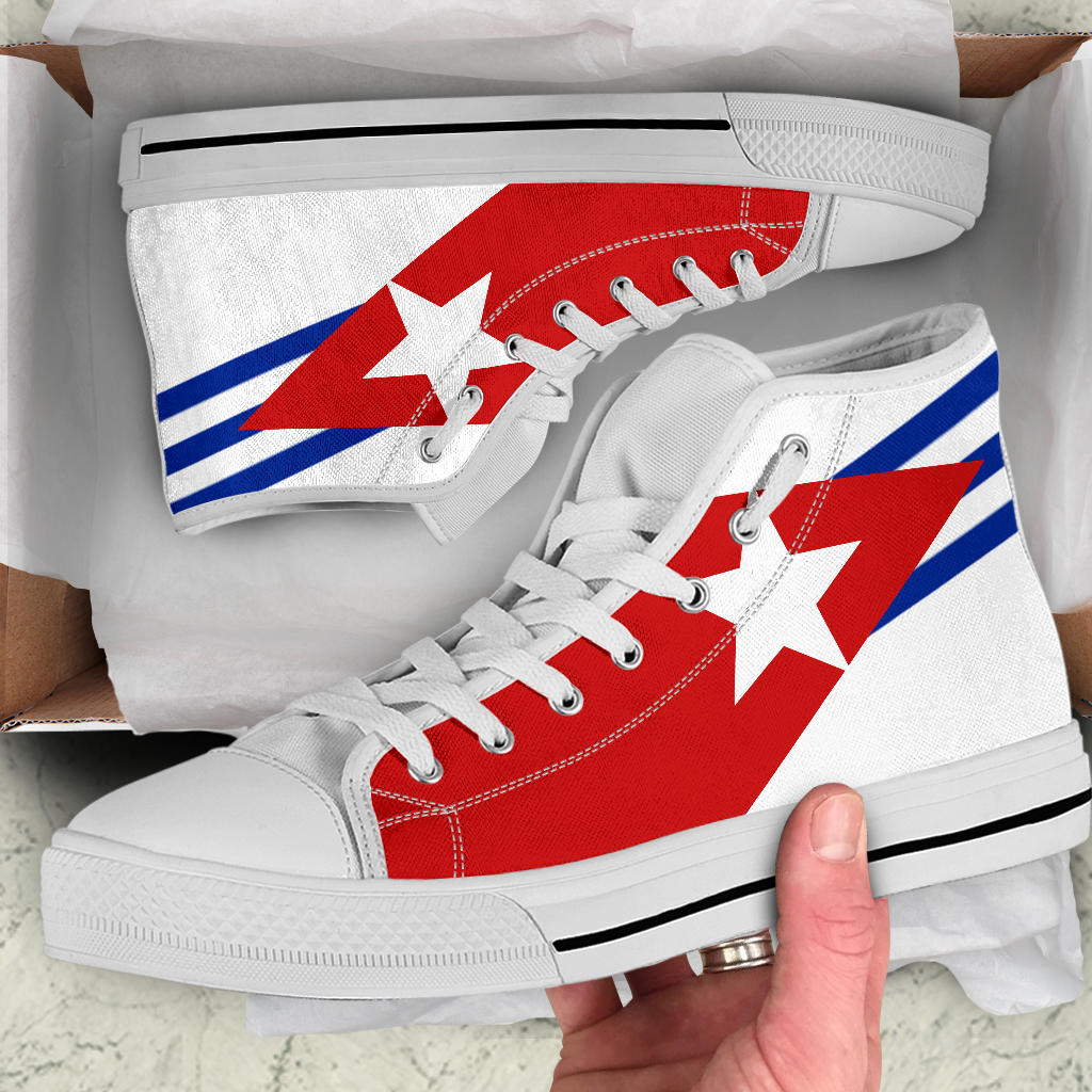 Cuban Pride Canvas High Tops - Men's & Women's