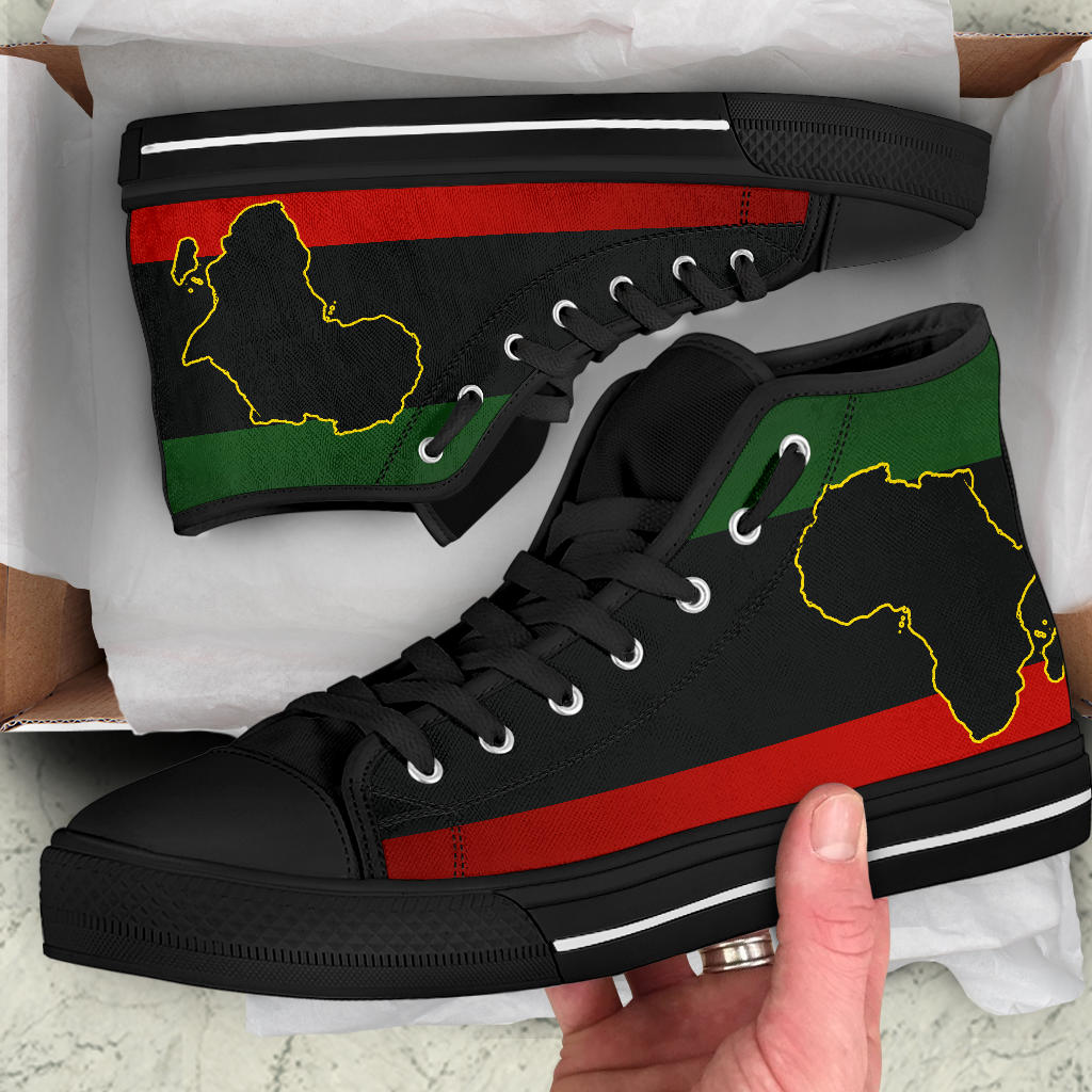 African Pride Canvas High Tops - Men's & Women's
