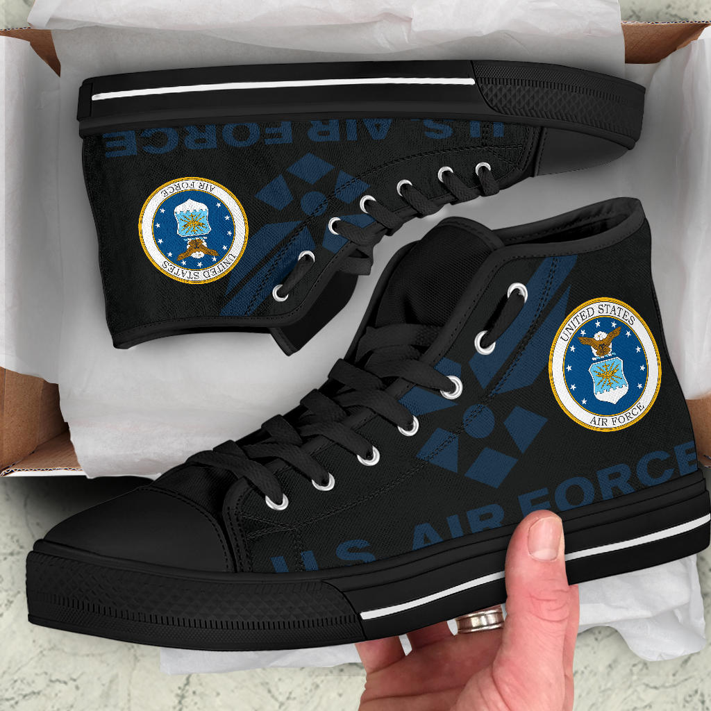 US Air Force Tribute Canvas High Tops - Men's & Women's