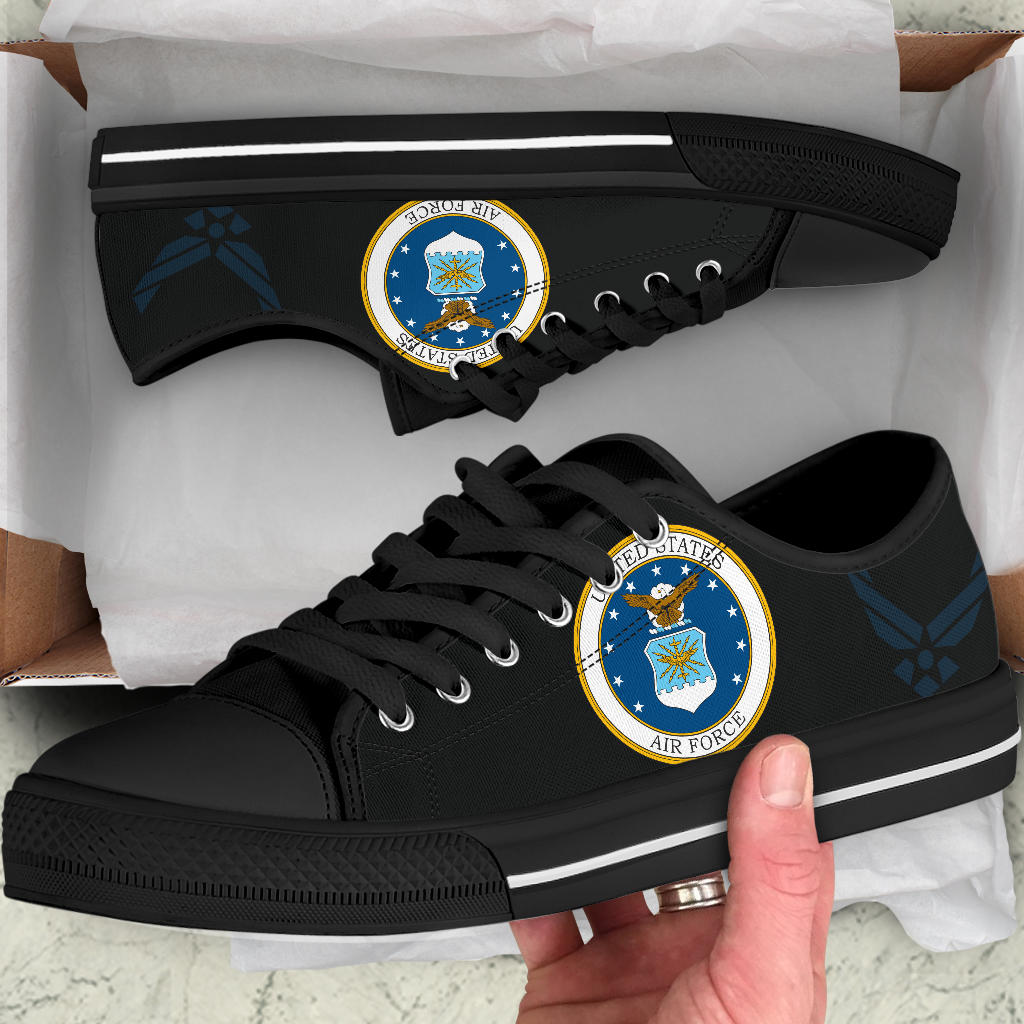 US Air Force Tribute Canvas Low Tops - Men's & Women's