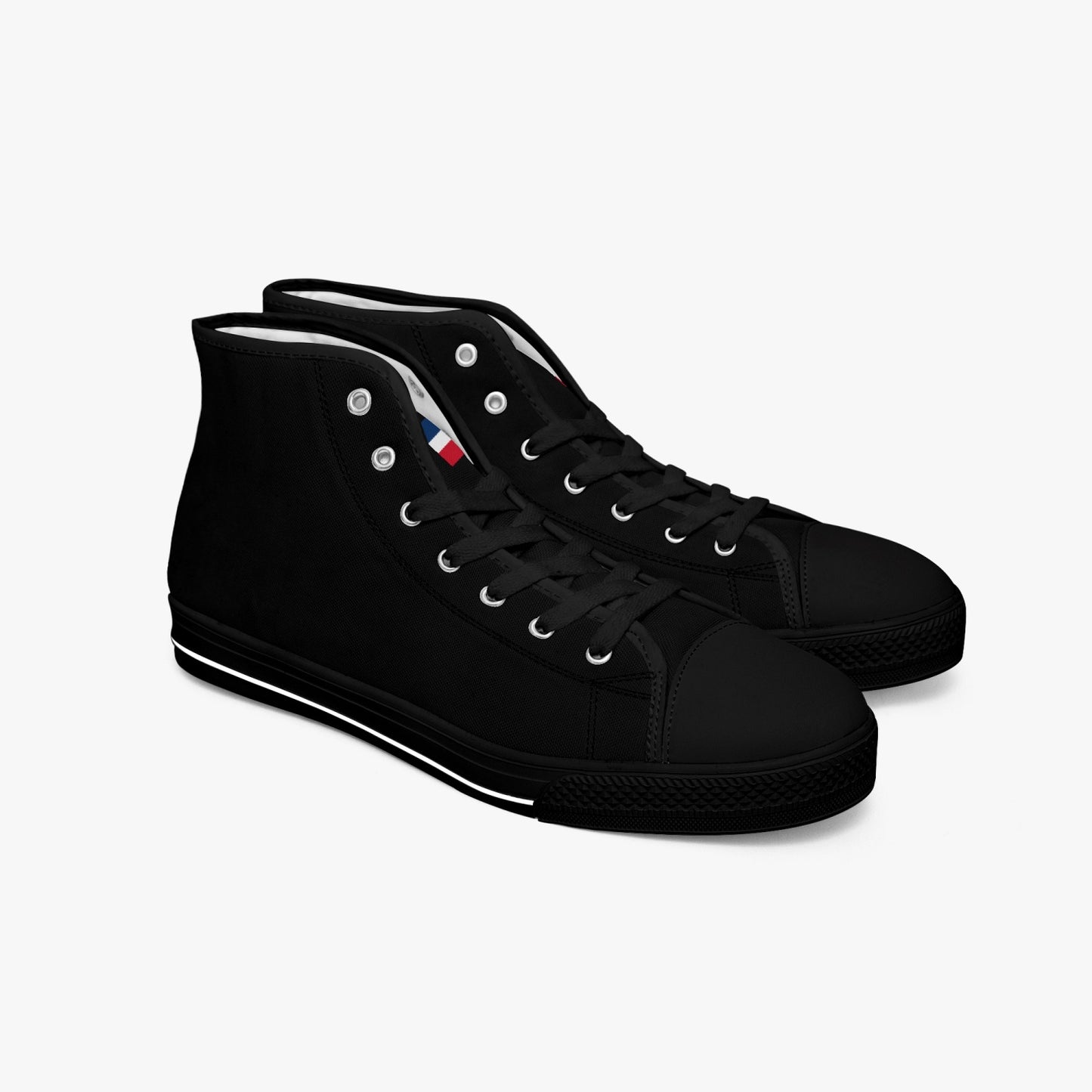 Dominican Classic Canvas High Tops (Black) - Men's & Women's