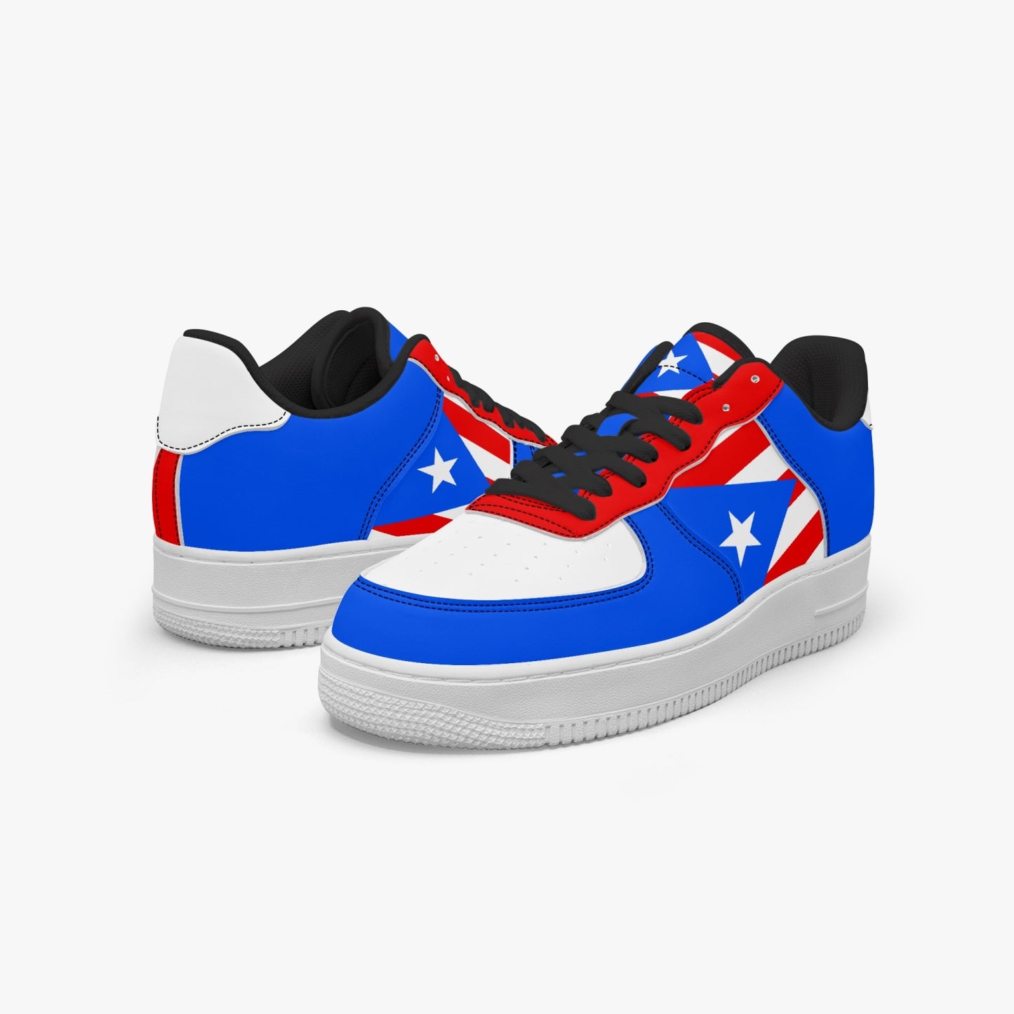 Puerto Rico Flag R-Force 1 Low Tops - Men's & Women's