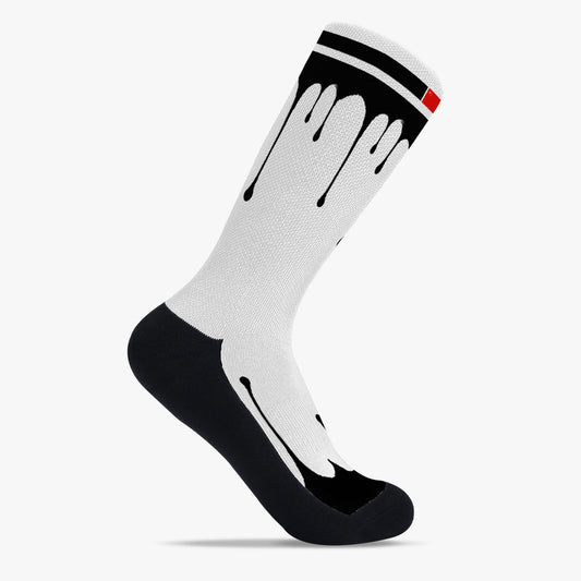 China Drip Sport Socks (Black Drip)