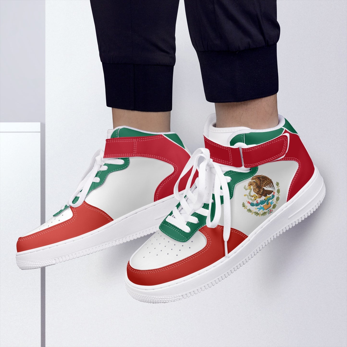 Mexico Flag R-Force 1 Mid Tops - Men's & Women's