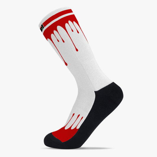 Africa Drip Sport Socks (Red Drip)