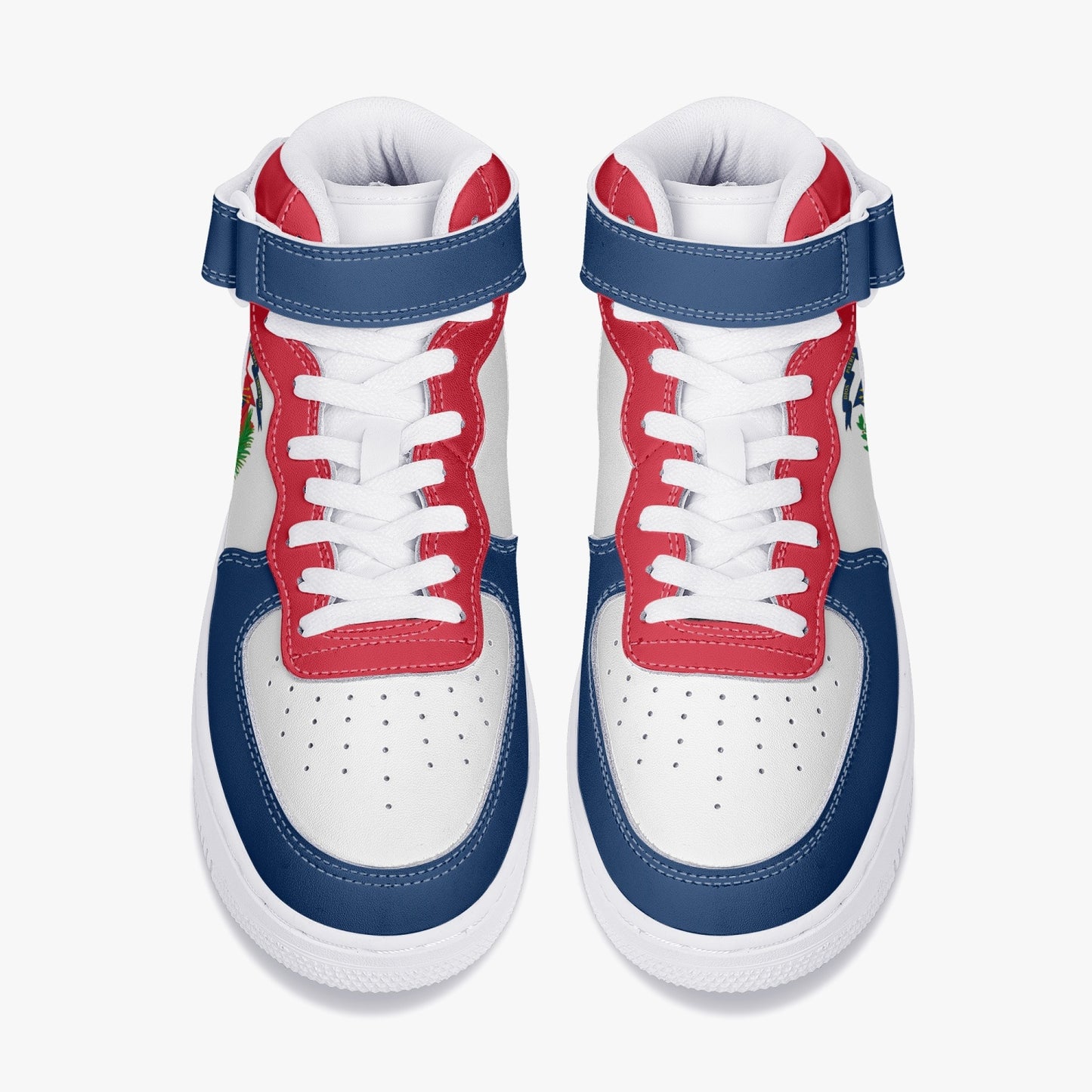 Dominican Republic Flag R-Force 1 Mid Tops - Men's & Women's