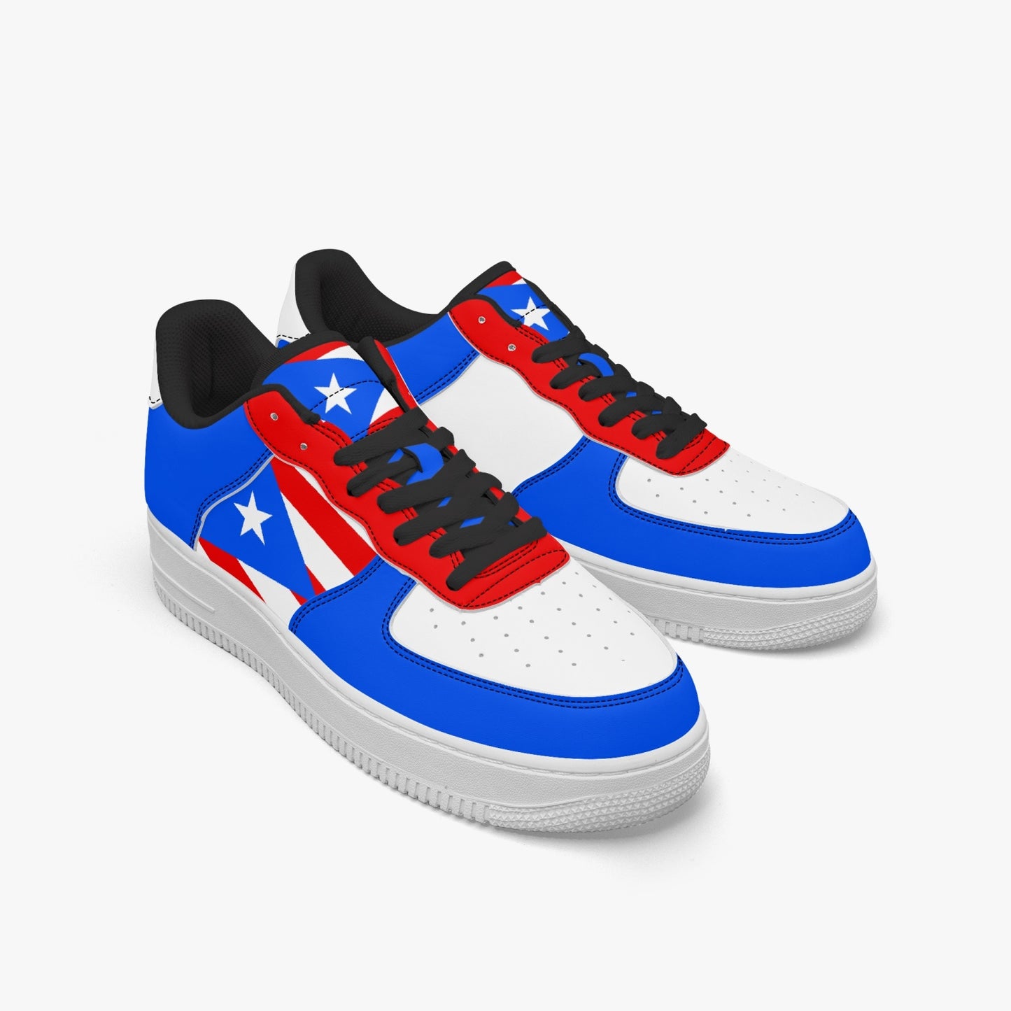 Puerto Rico Flag R-Force 1 Low Tops - Men's & Women's