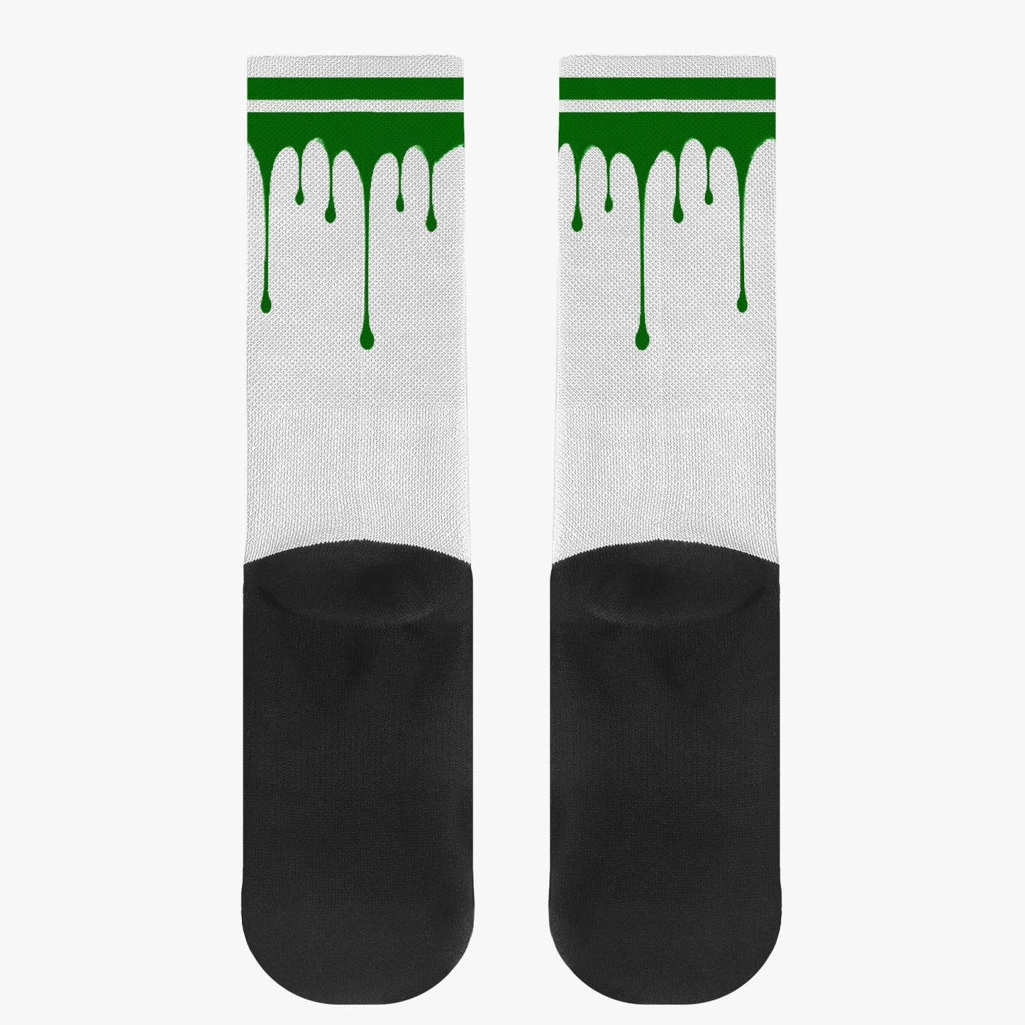 Africa Drip Sport Socks (Green Drip)