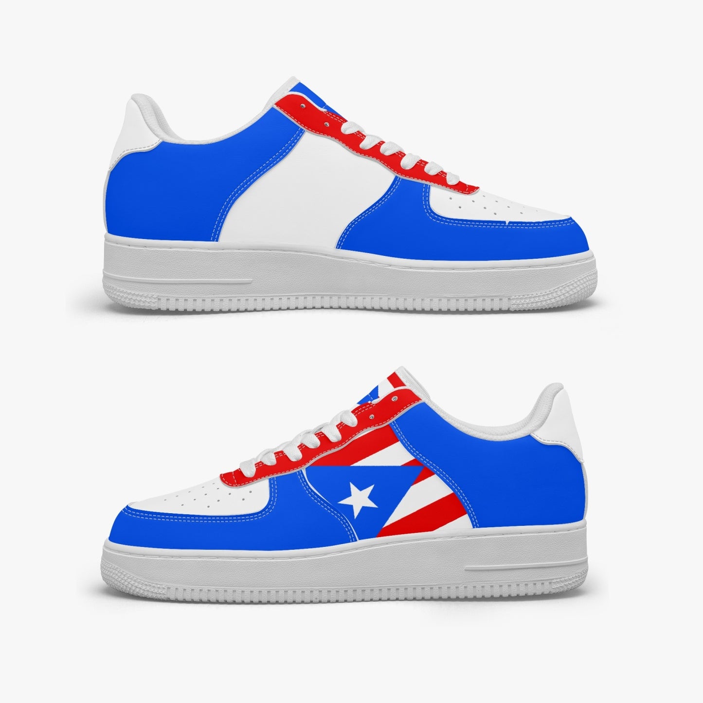 Puerto Rico Flag R-Force 1 Low Tops - Men's & Women's