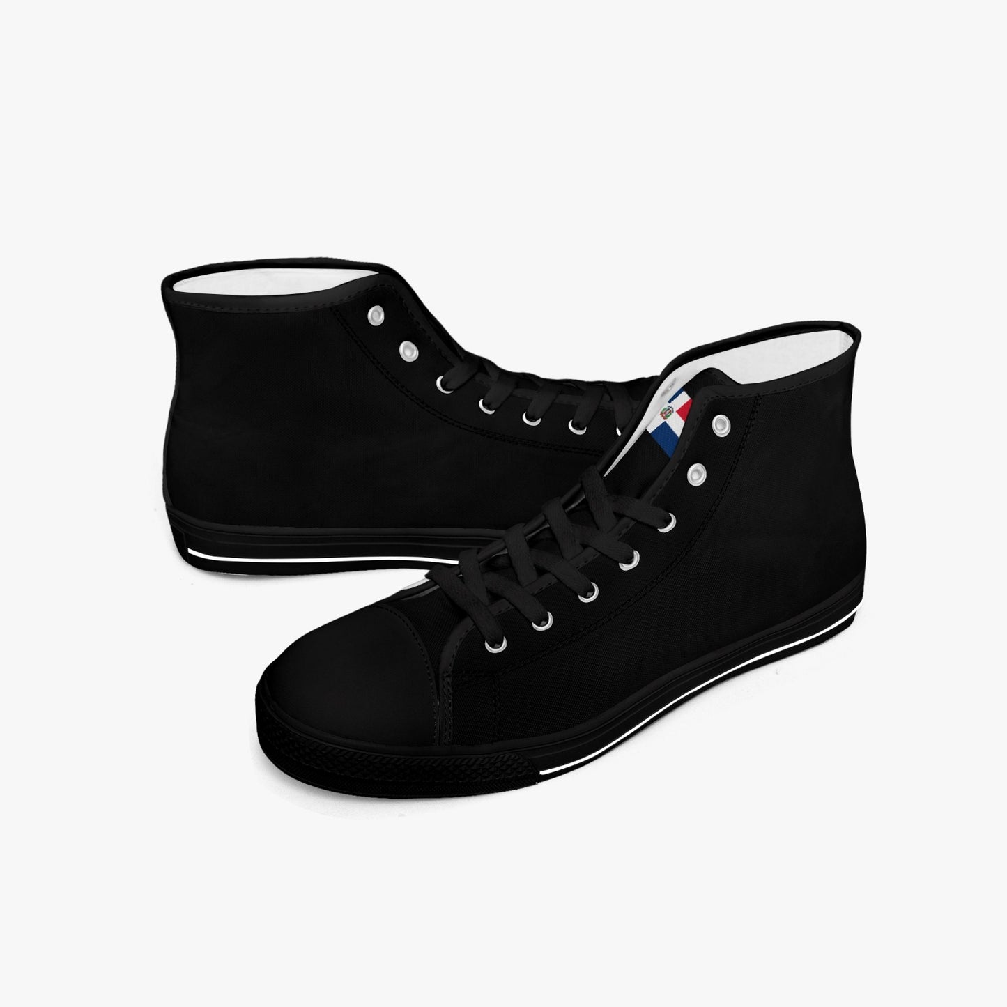 Dominican Classic Canvas High Tops (Black) - Men's & Women's