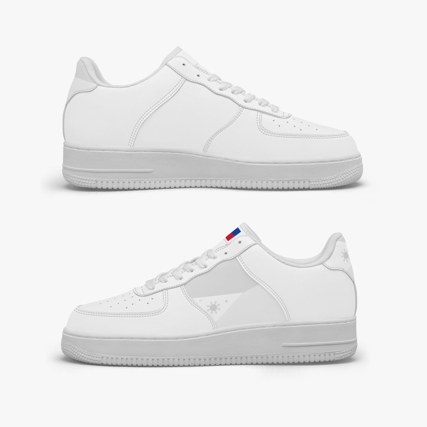 Philippines Classic R-Force 1 Low Tops (White) - Men's & Women's