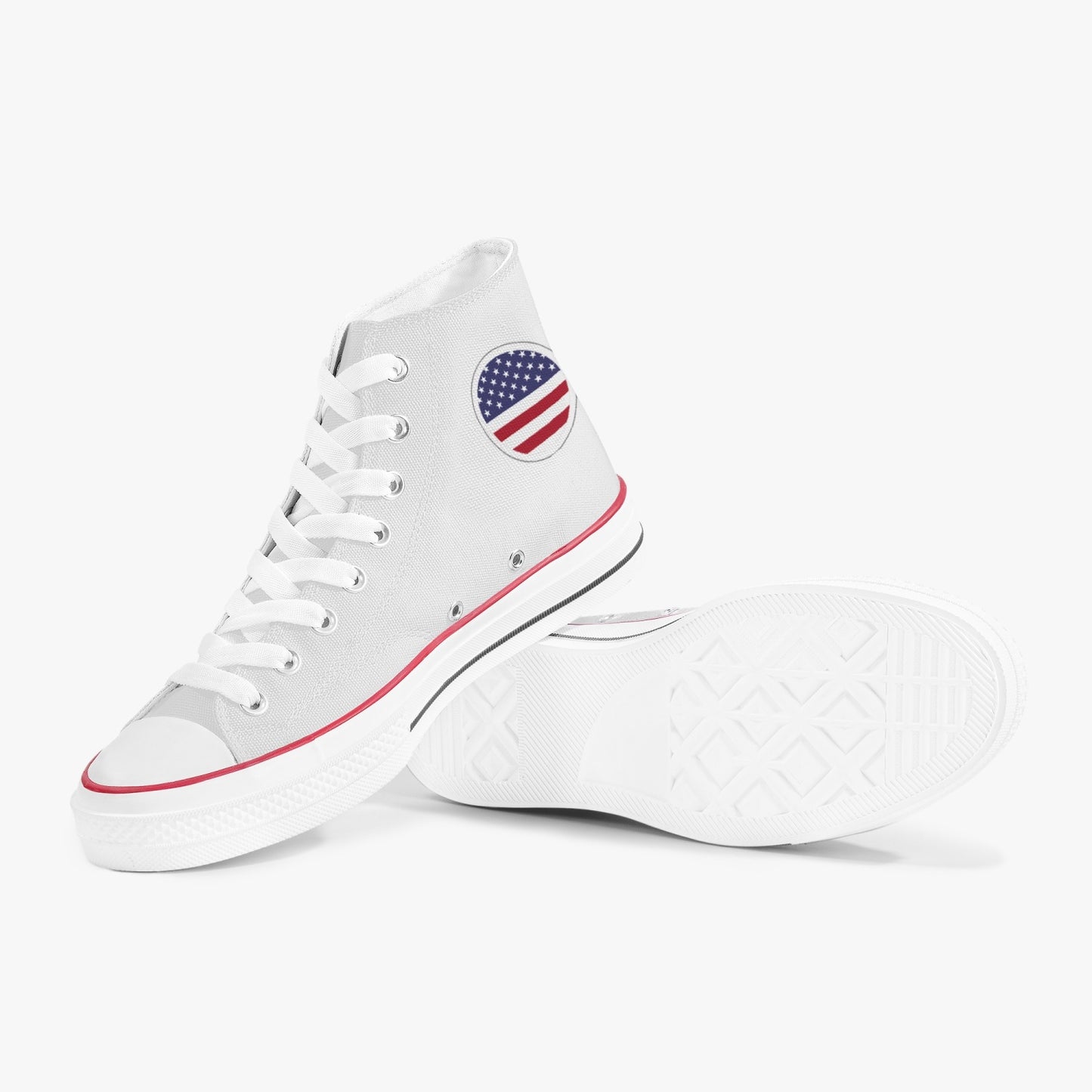 American Classic Canvas High Tops (White) - Men's & Women's