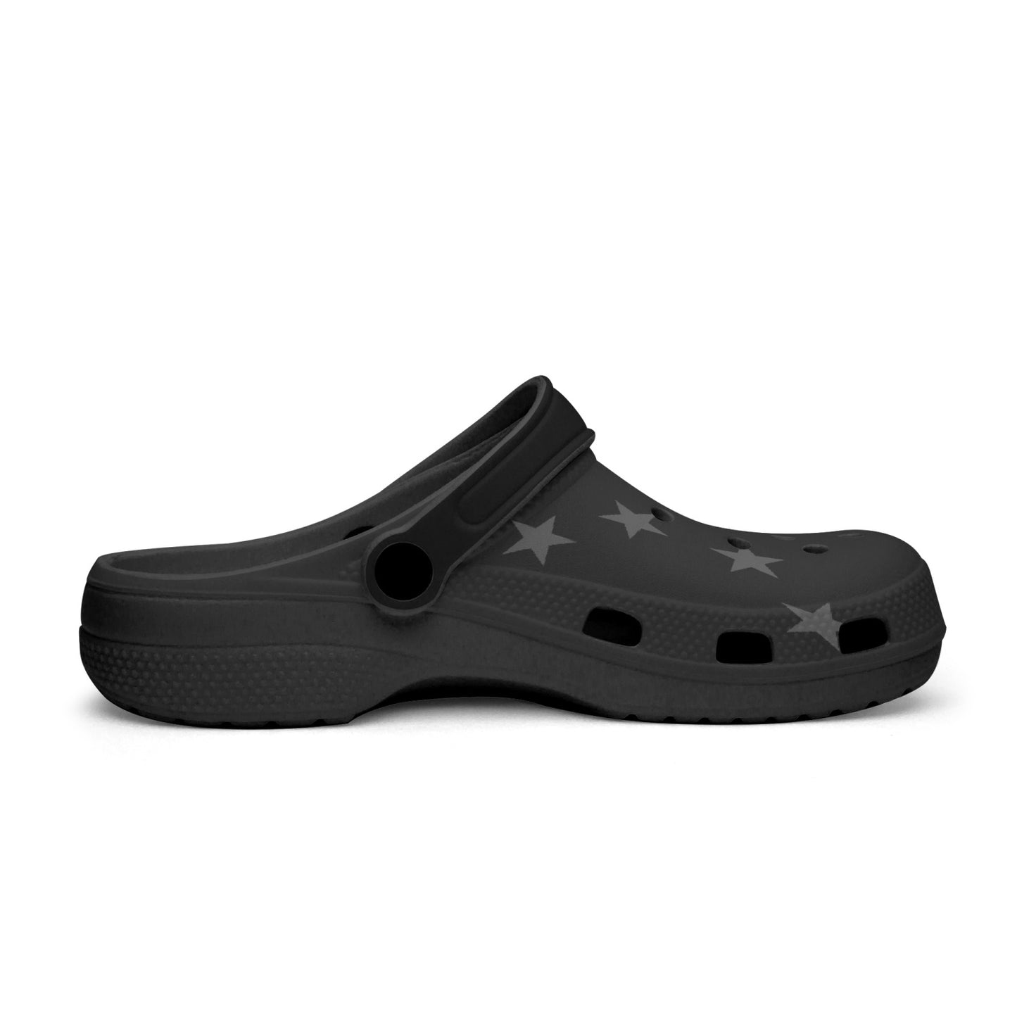 China Flag Clogs (Black) - Men's & Women's