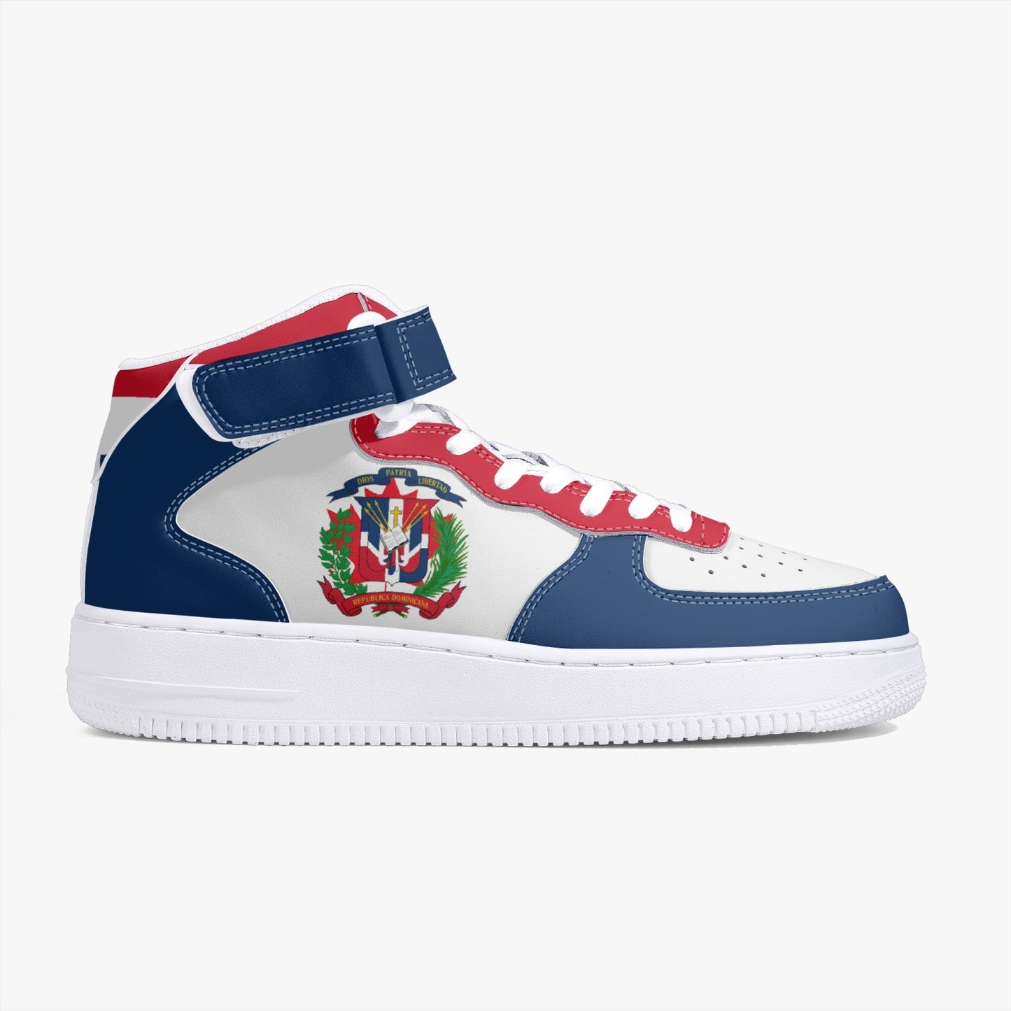 Dominican Republic Flag R-Force 1 Mid Tops - Men's & Women's