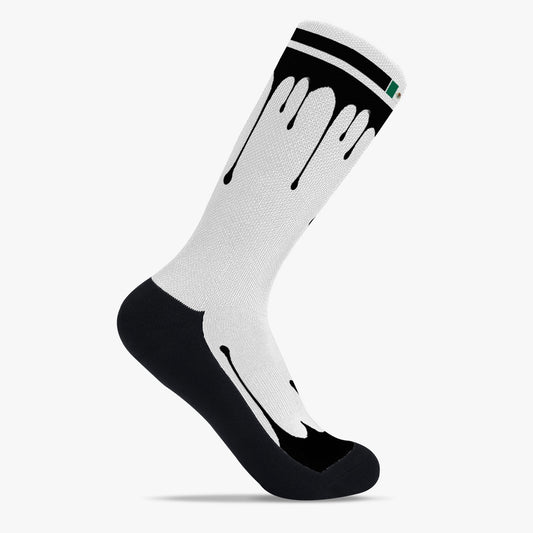 Mexico Drip Sport Socks (Black Drip)