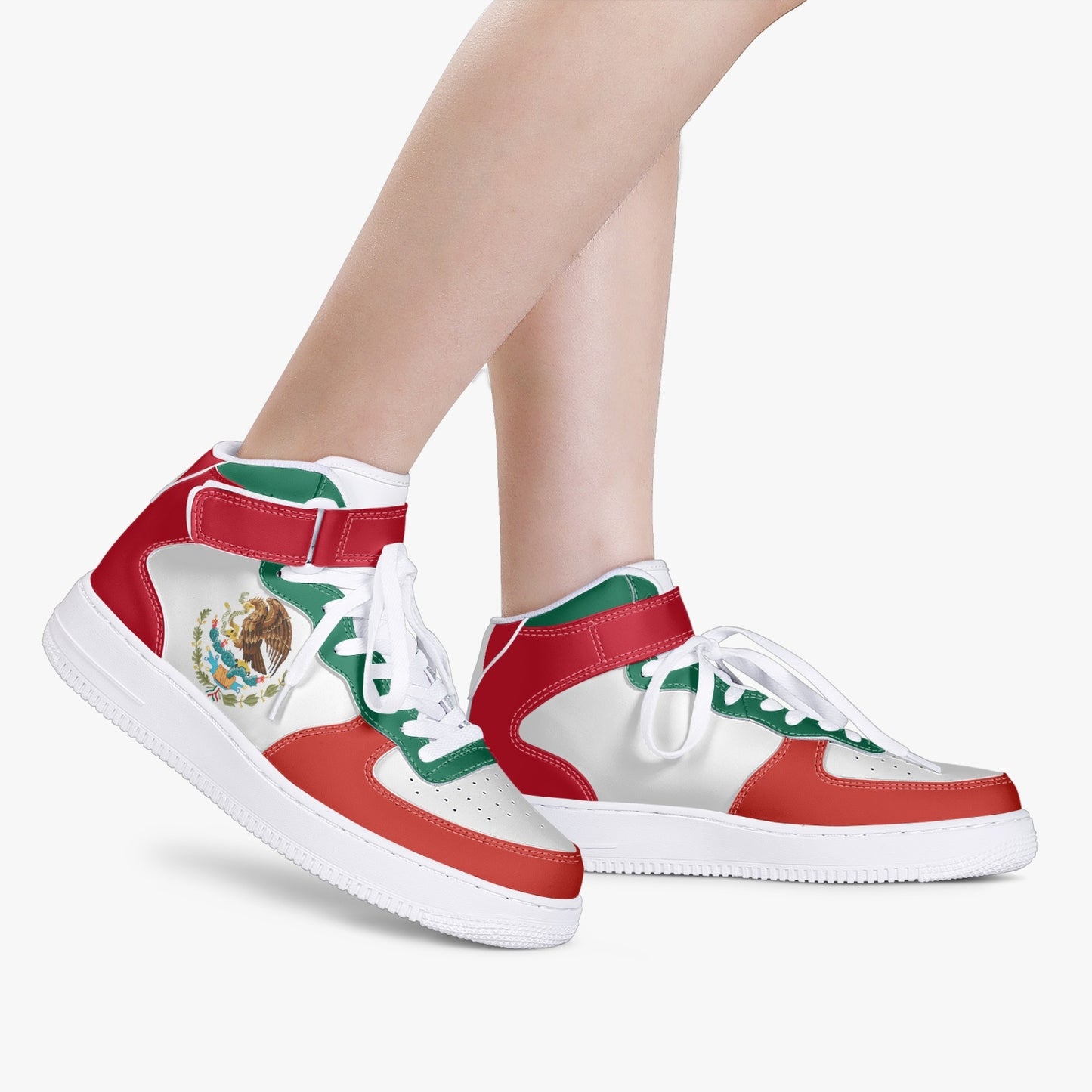 Mexico Flag R-Force 1 Mid Tops - Men's & Women's