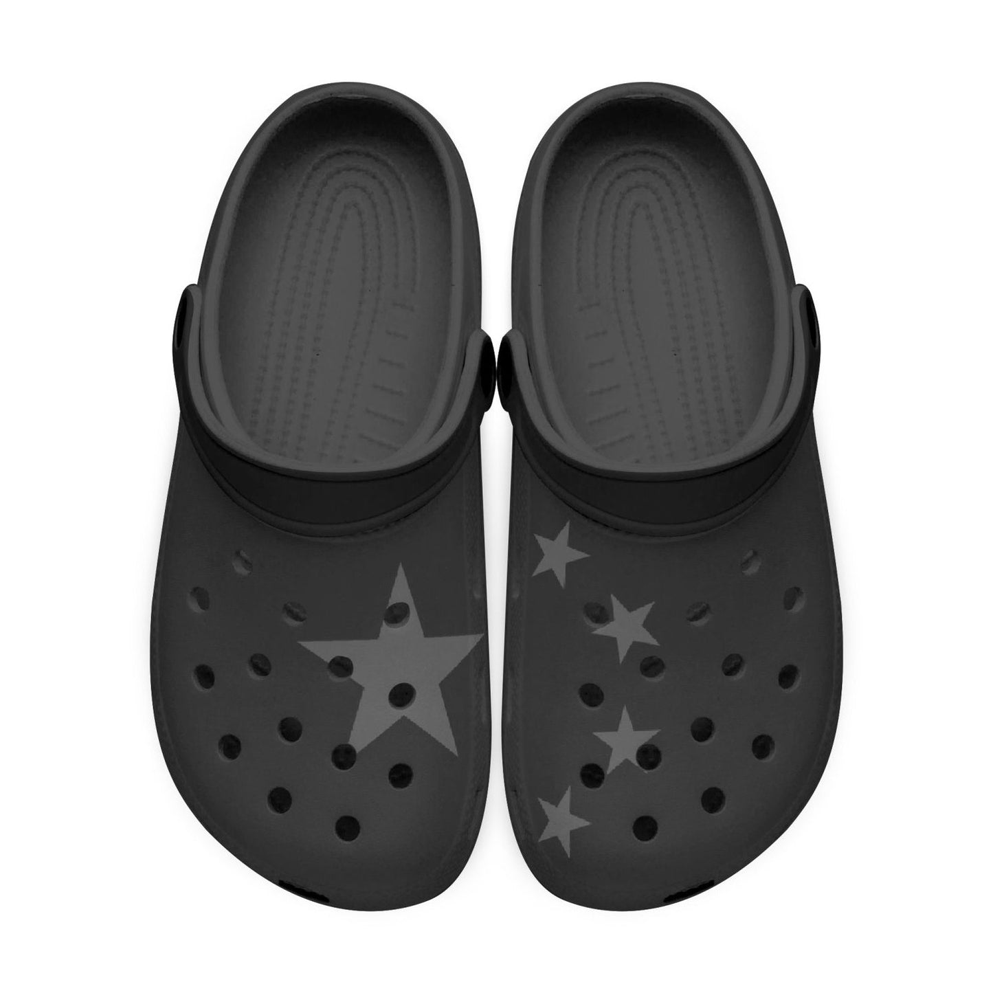 China Flag Clogs (Black) - Men's & Women's