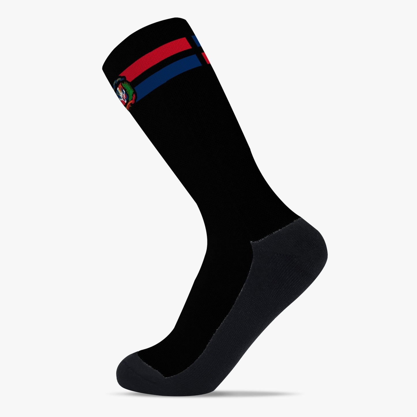 Dominican Pride Sport Socks (Black)