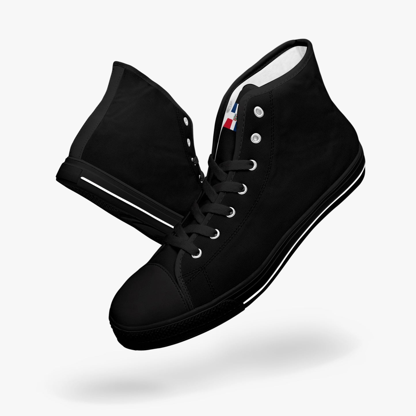 Dominican Classic Canvas High Tops (Black) - Men's & Women's