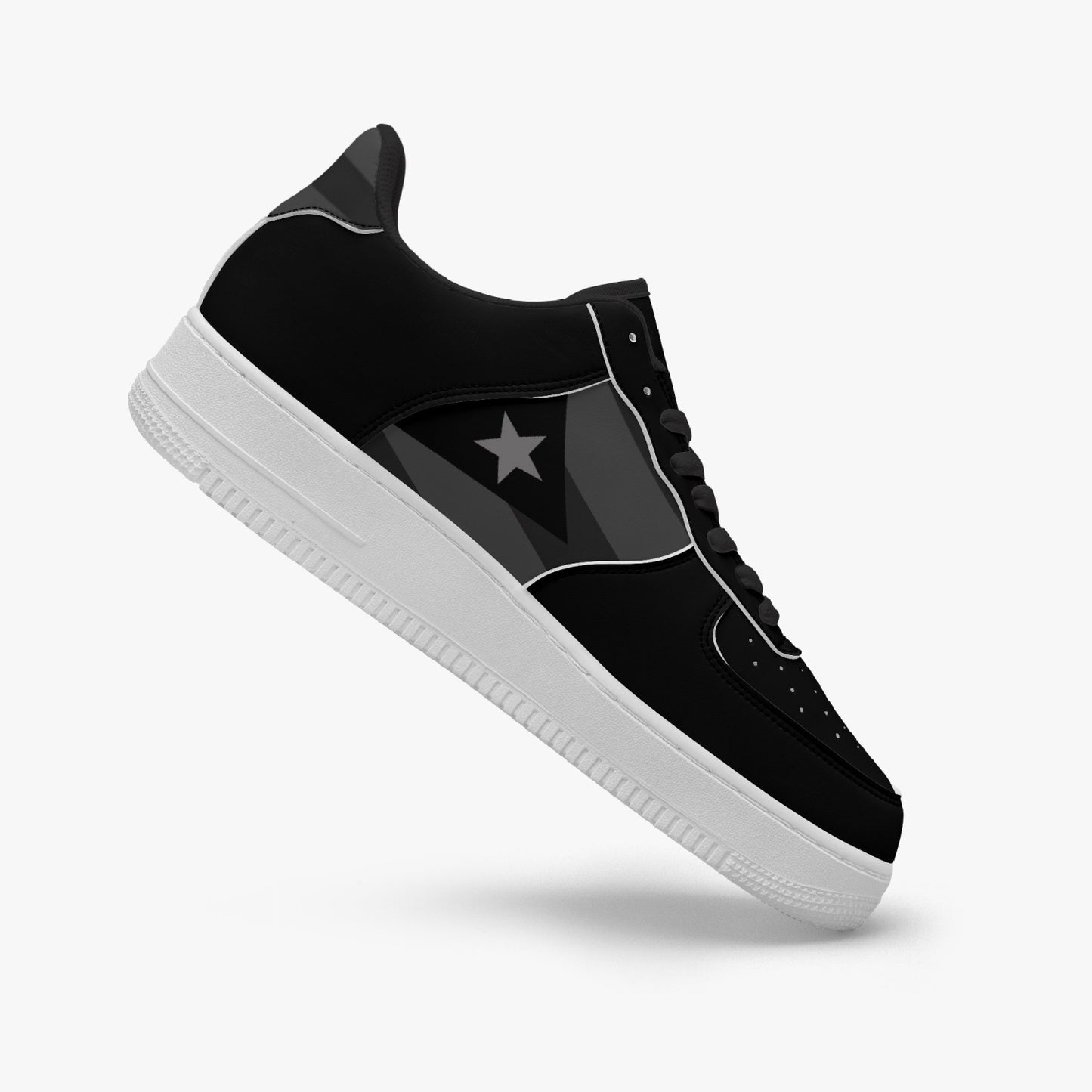 Puerto Rico Classic R-Force 1 Low Tops (Black) - Men's & Women's